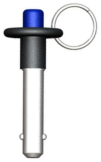 Innovative Components AL6X3500T-01 T Handle Locking Pin 3/8 diameter X 3.50 grip length 4130 steel zinc 